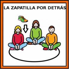 LA ZAPATILLA POR DETRÁS - Pictograma (color)