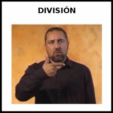 DIVISIÓN - Signo