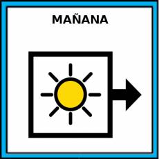 MAÑANA - Pictograma (color)