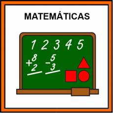 MATEMÁTICAS - Pictograma (color)