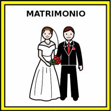 MATRIMONIO - Pictograma (color)