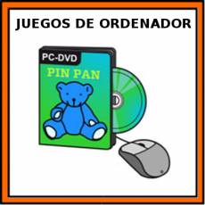 JUEGOS DE ORDENADOR - Pictograma (color)