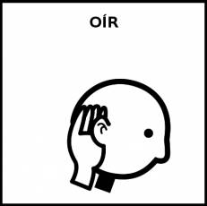 OÍR - Pictograma (blanco y negro)