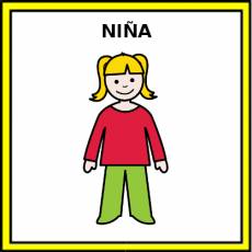 NIÑA - Pictograma (color)