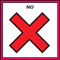 NO - Pictograma (color)