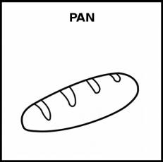 PAN - Pictograma (blanco y negro)