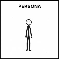 PERSONA - Pictograma (blanco y negro)