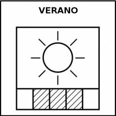 VERANO - Pictograma (blanco y negro)