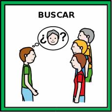 BUSCAR (PERSONA) - Pictograma (color)