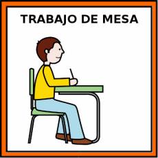 TRABAJO DE MESA - Pictograma (color)