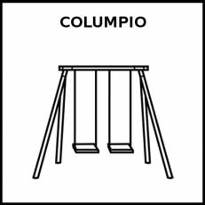 COLUMPIO - Pictograma (blanco y negro)