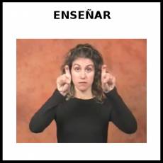 ENSEÑAR (EDUCAR) - Signo