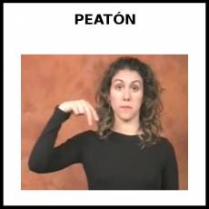 PEATÓN - Signo