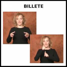 BILLETE (TRANSPORTE) - Signo