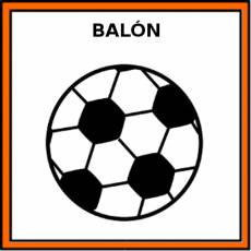 BALÓN (DE FÚTBOL) - Pictograma (color)