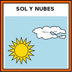 SOL Y NUBES - Pictograma (color)