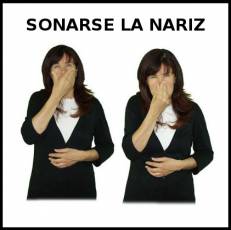SONARSE LA NARIZ (MASCULINO) - Signo