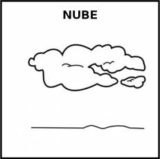 NUBE - Pictograma (blanco y negro)