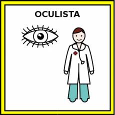 OCULISTA (HOMBRE) - Pictograma (color)