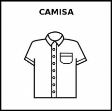 CAMISA - Pictograma (blanco y negro)