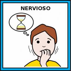NERVIOSO - Pictograma (color)