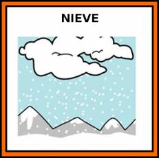 NIEVE - Pictograma (color)