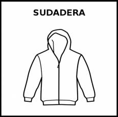 SUDADERA - Pictograma (blanco y negro)