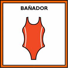 BAÑADOR (CHICA) - Pictograma (color)