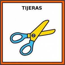 TIJERAS (ESCOLARES) - Pictograma (color)