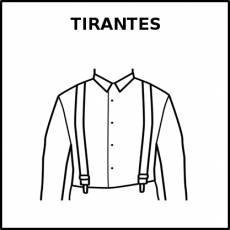 TIRANTES - Pictograma (blanco y negro)