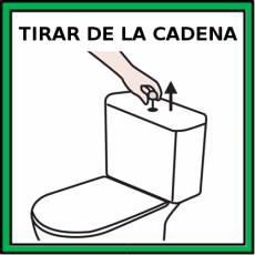 TIRAR DE LA CADENA - Pictograma (color)