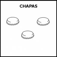 CHAPAS - Pictograma (blanco y negro)
