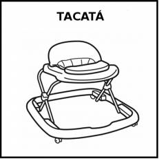 TACATÁ - Pictograma (blanco y negro)