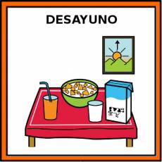 DESAYUNO - Pictograma (color)