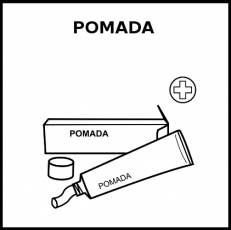 POMADA - Pictograma (blanco y negro)