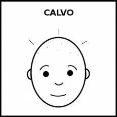 CALVO - Pictograma (blanco y negro)