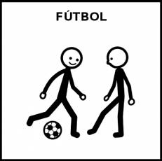 FÚTBOL - Pictograma (blanco y negro)