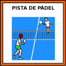 PISTA DE PÁDEL - Pictograma (color)