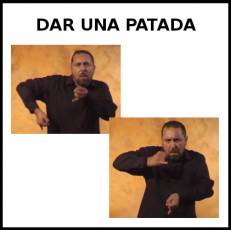 DAR UNA PATADA - Signo