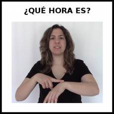 ¿QUÉ HORA ES? - Signo