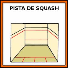 PISTA DE SQUASH - Pictograma (color)