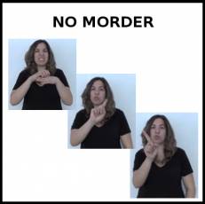 NO MORDER - Signo