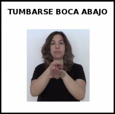 TUMBARSE BOCA ABAJO - Signo