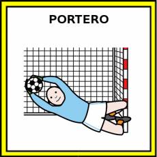 PORTERO (FÚTBOL) - Pictograma (color)