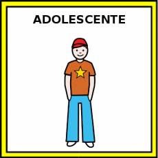 ADOLESCENTE (CHICO) - Pictograma (color)