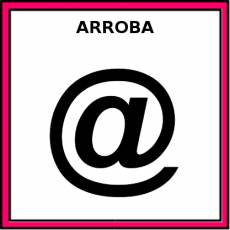 ARROBA - Pictograma (color)