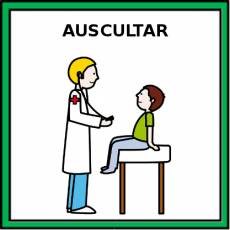 AUSCULTAR - Pictograma (color)