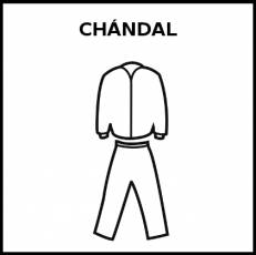 CHÁNDAL - Pictograma (blanco y negro)