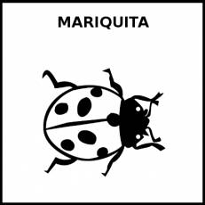 MARIQUITA - Pictograma (blanco y negro)