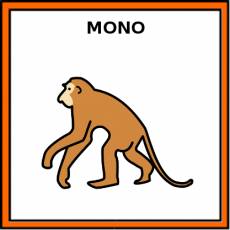 MONO (ANIMAL) - Pictograma (color)